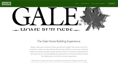 Desktop Screenshot of galehomebuilders.com